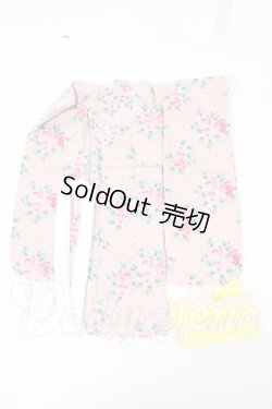 画像1: ジェニー/OF:2024年 裏無し着物 花柄:ピンク Y-26-03-11-224-WT-ZY