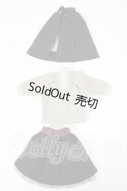 画像1: ruruko/OF:クラシカルマント＆スカートセット Y-26-03-11-247-WT-ZY