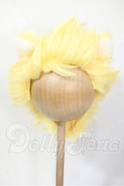 画像1: 9-10inch/ウィッグ Y-26-03-04-077-WT-ZY