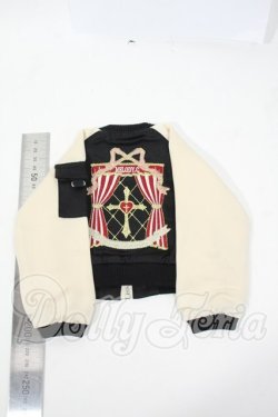 画像2: SD17BOY/OF:チャーム付き刺繍スカジャン Melody.C様製 Y-26-03-04-168-WT-ZY