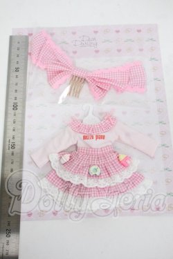 画像2: ネオブライス/OF:衣装　mezzo pianoコラボレーション ギンガムチェックドレスセット(ピンク） Y-26-03-25-082-WT-ZY