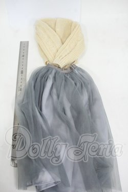 画像2: DD/OF:ゆるニットチュールスカート Y-26-03-25-277-WT-ZY