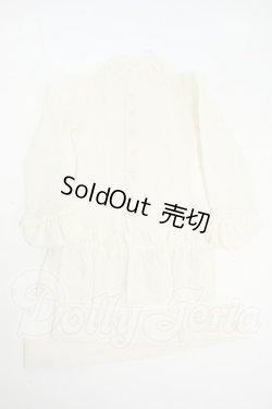 画像1: SD13BOY/OF:noinoi様製 リボンタイブラウス Y-26-04-01-066-WT-ZY
