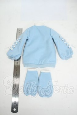 画像2: MSD＆MDD/OF:メランコリック水色ジャージ・ミニ Y-26-04-08-282-WT-ZY