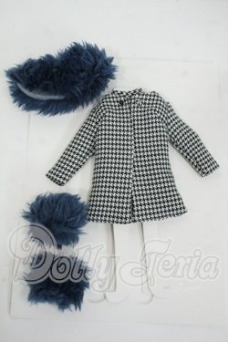 画像1: ジェニー/OF:Little Factory製 モッズ風ファー付きコートドレスセット Y-26-04-08-267-WT-ZY