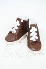 SDM＆MSD/OF:Dreamer Works製 シンプルスニーカー【茶】 Y-26-04-08-334-WT-ZY