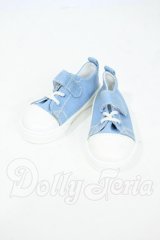 SD13BOY/OF:Dreamer Works製 シンプルフラットスニーカー【青】 Y-26-04-08-335-WT-ZY