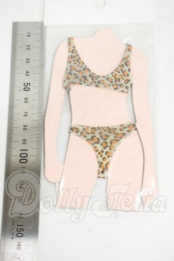 画像2: 27cmサイズドール/OF:キューティーズ製 アニマル柄ビキニ Y-26-04-15-186-WT-ZY