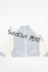 SD17BOY/OF:チャーム付き刺繍スカジャン Melody.C様製 Y-26-04-15-129-WT-ZY