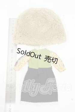 画像2: ネオブライス/OF:by.echo*コラボ ファーハットガールセット:ベージュ Y-26-04-15-262-WT-ZY