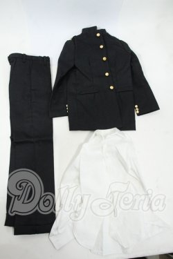 画像1: SD13BOY/OF:いちご屋様製 黒軍服 Y-26-04-15-237-WT-ZY