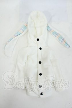 画像1: SDM＆MSD/OF:velvet*paw様製 うさぎぱーか マシュマロ Y-26-04-22-089-WT-ZY