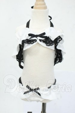 画像1: MDD/OF:Nyantelope様製 ゴシックフリル水着 Y-26-04-22-078-WT-ZY