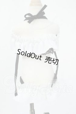 画像2: MDD/OF:Nyantelope様製 ゴシックフリル水着 Y-26-04-22-078-WT-ZY