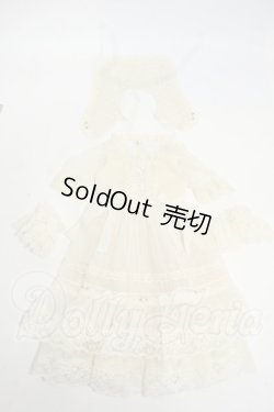 画像1: SDM/OF:レーシーチュールドレス（バニラ）・ミニ Y-26-05-08-057-WT-ZY
