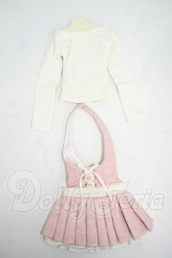 画像1: DD/OF:天使のころも:ホルターネックワンピセット (いちごピンク) Y-26-05-15-208-WT-ZY