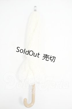 画像1: SD・DD/アンティーク風レース日傘:VOLKS製 Y-26-05-15-092-WT-ZY