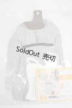 画像1: DD/OF:グレーニットワンピセット Y-26-06-02-040-WT-ZY
