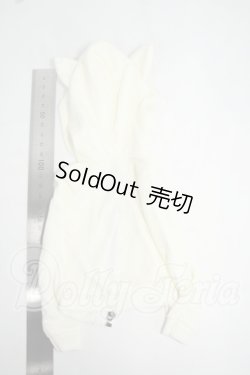 画像2: azone/OF:50cmサイズドール:AZO2 ネコミミフードパーカー Y-26-06-02-031-WT-ZY