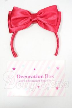 画像1: DD/OF:Decoration Box製:リボンカチューシャ Y-26-06-09-173-WT-ZY