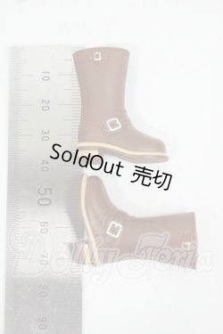 画像2: 1/6サイズドール/OF:オビツボディ エンジニアブーツ茶 Y-26-06-16-068-WT-ZY