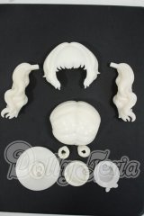 MOOWOOART/糖指数100%/未塗装ヘアパーツ:青りんごパフェ Y-26-06-16-038-WT-ZY
