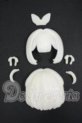 MOOWOOART/糖指数100%/未塗装ヘアパーツ:オレンジシュー Y-26-06-16-042-WT-ZY