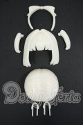 MOOWOOART/糖指数100%/未塗装ヘアパーツ:ストロベリーマカロン Y-26-06-16-041-WT-ZY