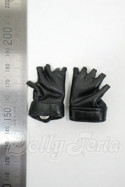 画像2: 40cmサイズドール/OF:DOLK SELECT:指ぬきレザーグローブ Y-26-06-16-236-WT-ZY