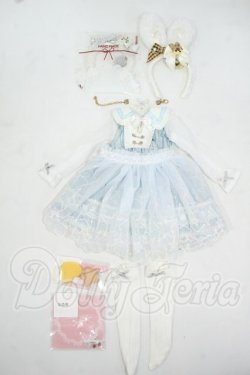 画像1: MDD/OF:星空レースドレス　木茶動物園様製 Y-26-06-23-020-WT-ZY