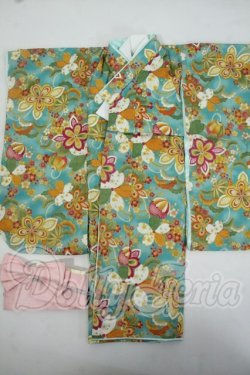 画像1: azone50/AZO2振袖set(アゾン)萌黄色 Y-26-06-23-162-WT-ZY