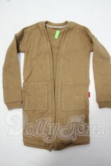 SD17B/OF:TTYA製 Natural Deep Slit Long Cardigan(Brown) Y-26-07-14-070-WT-ZY