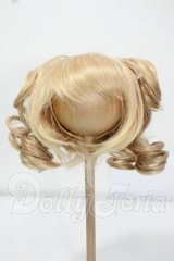 9-10inch/金針水晶様製:ウィッグ Y-26-07-07-277-WT-ZY
