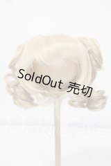 9-10inch/金針水晶様製:ウィッグ Y-26-07-07-277-WT-ZY