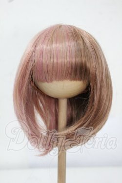 画像1: 9-10inch/金針水晶様製:ウィッグ Y-26-07-07-279-WT-ZY