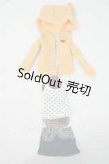 MDD/クマ耳パーカーセット・ミニ Y-26-07-07-204-WT-ZY