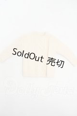 SDM&MSD/OF:ニットセーター Y-26-07-14-017-WT-ZY