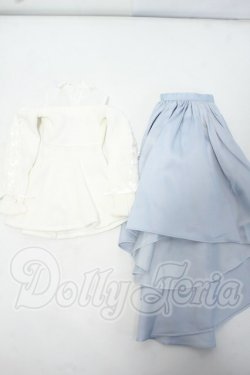 画像1: DD/OF：憧れのお姉さんニットセット（水色） Y-26-07-14-010-WT-ZY