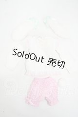 MDD/OF：天使のころも：ピーチシロップうさぎ・ミニ Y-26-07-21-041-WT-ZY