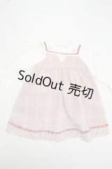 SDM＆MSD/OF:おでかけチェックドレス(レッド)・ミニ Y-26-07-21-043-WT-ZY
