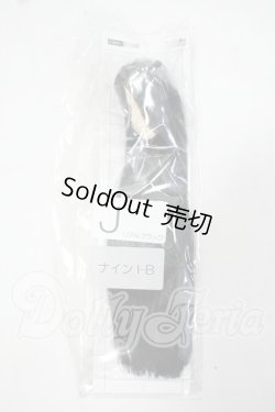 画像1: 六分の一男子図鑑/ナイン:植毛済ブランクヘッド リアルブラック Y-26-07-21-124-WT-ZY