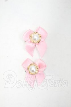画像1: オビツ11/OF:ピンクリボン ヘアアクセサリー Y-26-07-21-106-WT-ZY