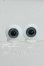画像1: 16mm/Hand Glass Craft製 グラスアイ Y-26-07-28-078-WT-ZY (1)