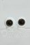 画像1: 16mm/Hand Glass Craft製 グラスアイ Y-26-07-28-084-WT-ZY (1)