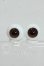 画像1: 16mm/Hand Glass Craft製 グラスアイ Y-26-07-28-083-WT-ZY (1)
