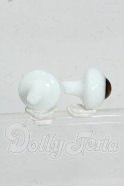 画像2: 16mm/Hand Glass Craft製 グラスアイ Y-26-07-28-083-WT-ZY