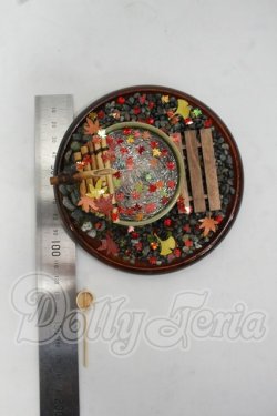 画像2: 1/12サイズドール/ミニチュア:空色工房様製 手のひら花手水 ~紅葉~ Y-26-08-18-126-WT-ZY