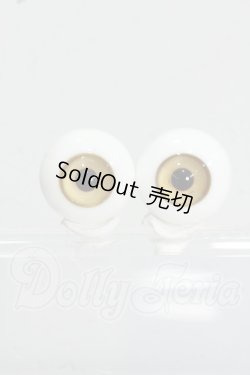 画像1: 16mm/硝子屋Rosa様製 グラスアイ Y-26-08-11-062-WT-ZY