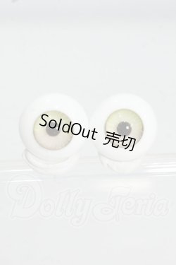画像1: 17mm/硝子屋Rosa様製 グラスアイ Y-26-08-11-055-WT-ZY