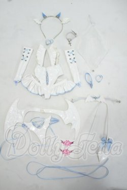 画像1: MDD/OF:サキュバス風エナメル衣装セット Y-26-08-04-168-WT-ZY